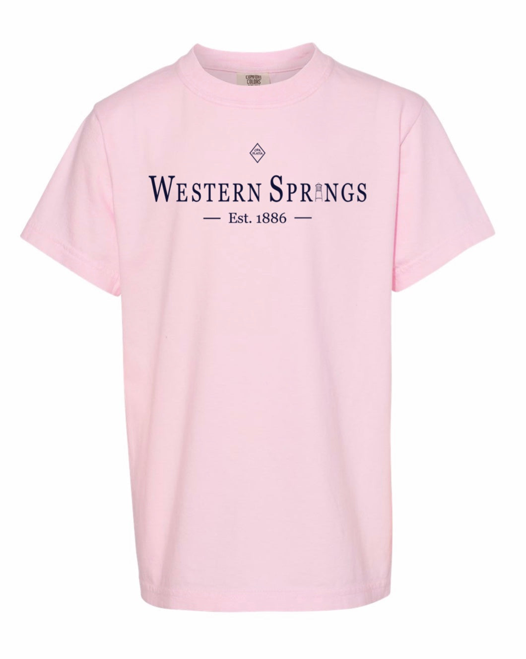 Garment Dyed Western Springs Classic Short Sleeve Youth Tee