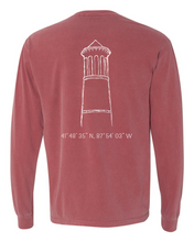 Load image into Gallery viewer, Garment-Dyed Western Springs Tower Classic Long-Sleeve Tee
